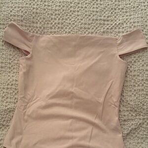 Free People Blush Off-Shoulder Blouse